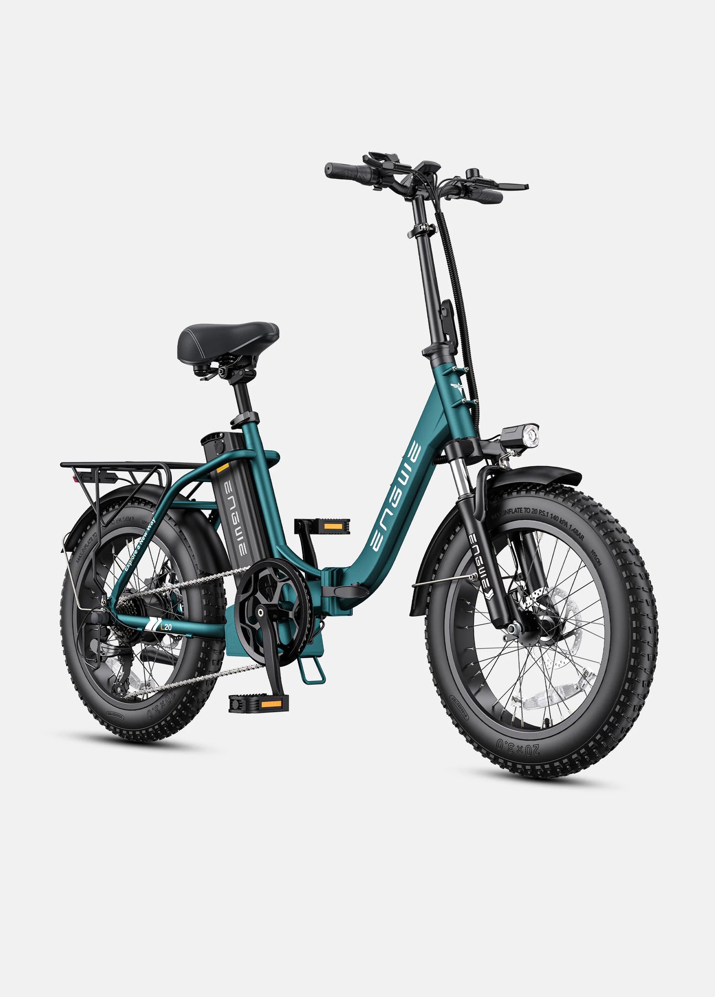 Engwe L20 Folding Electric Bike For Adults With Fat Tires