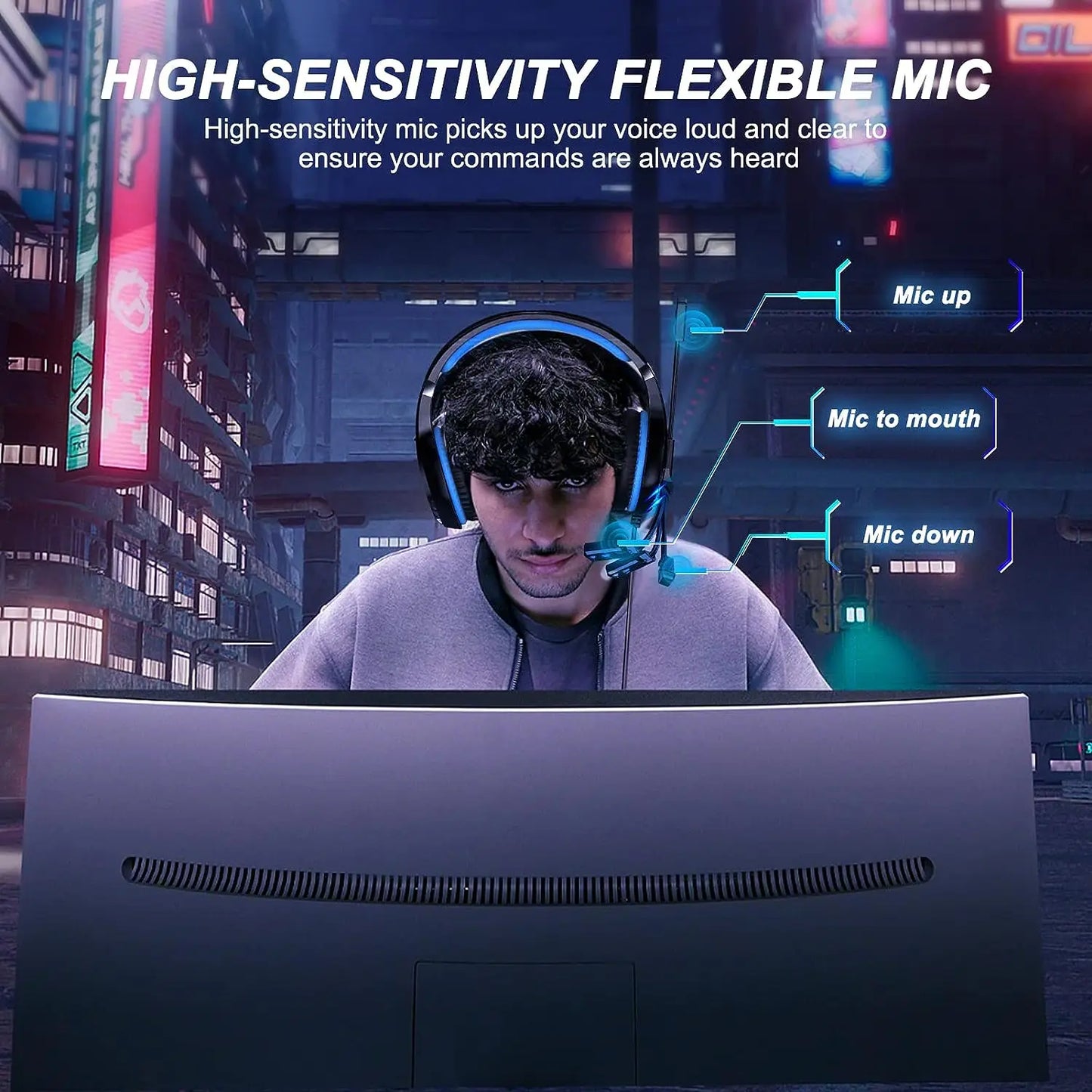 NPET HS10 Stereo Gaming Headset for PS4 PS5 PC Xbox