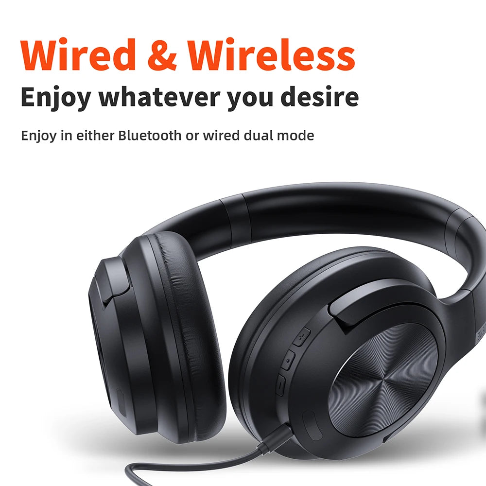 QERE E80 Wireless Bluetooth Headset ANC HiRes Audio