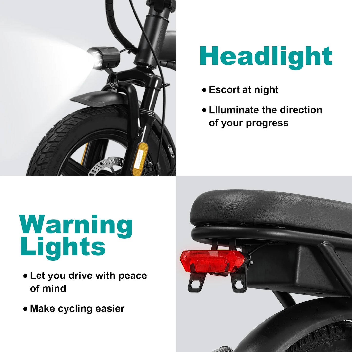 LELEKUAIC Foldable Electric Bike 500W Removable Battery