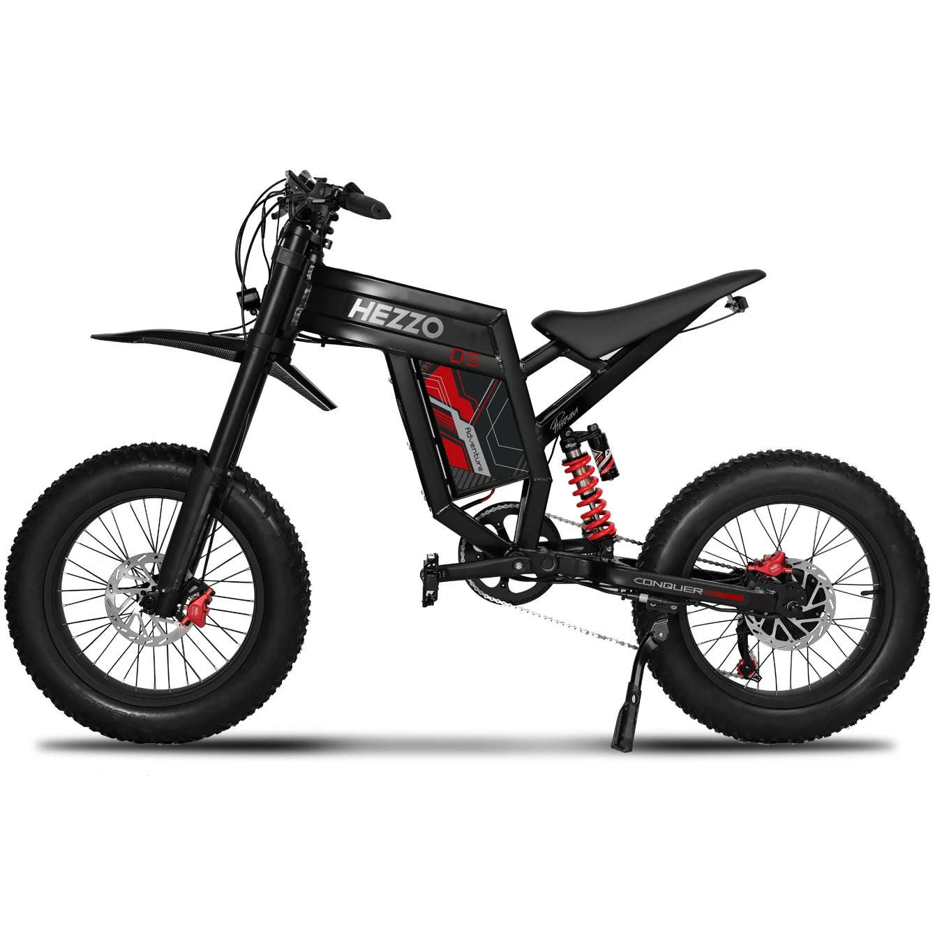 HEZZO D5 Electric Dirt Bike 60V 3000W Fat Tire Ebike