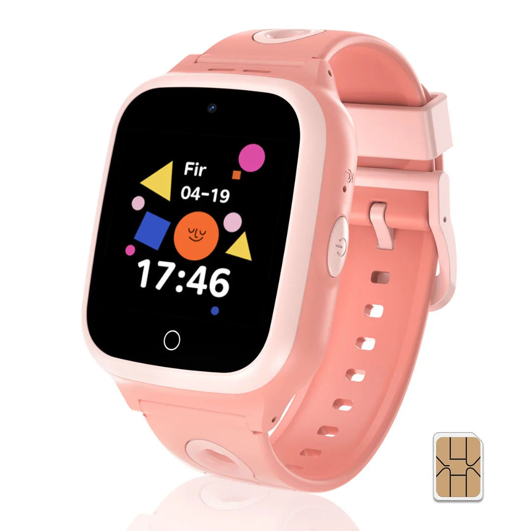 4G Kids Smart Watch GPS With Video Call SIM PlanPlus