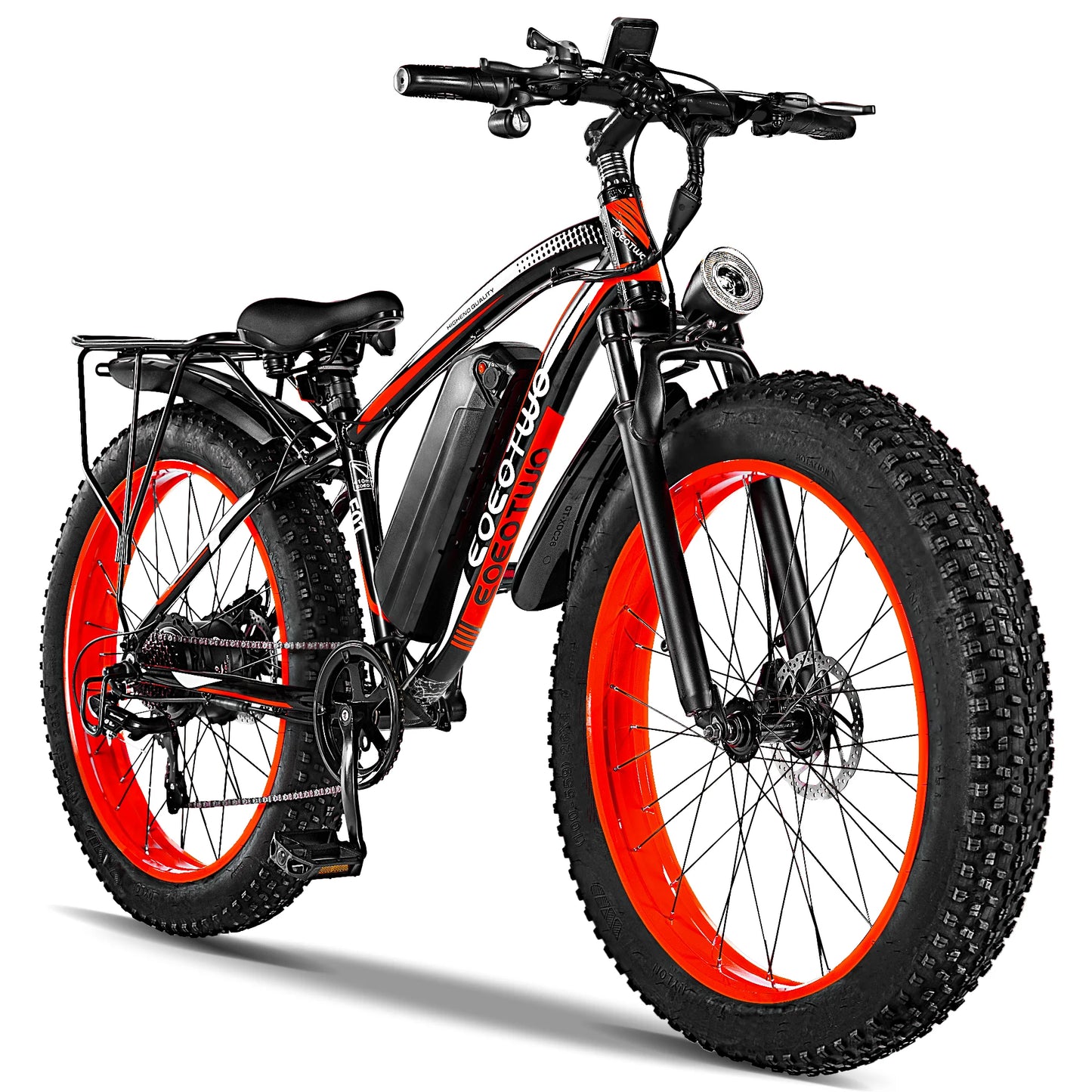 EOEOTWOC Electric Mountain Ebike 1500W 34MPH 48V 15Ah Battery