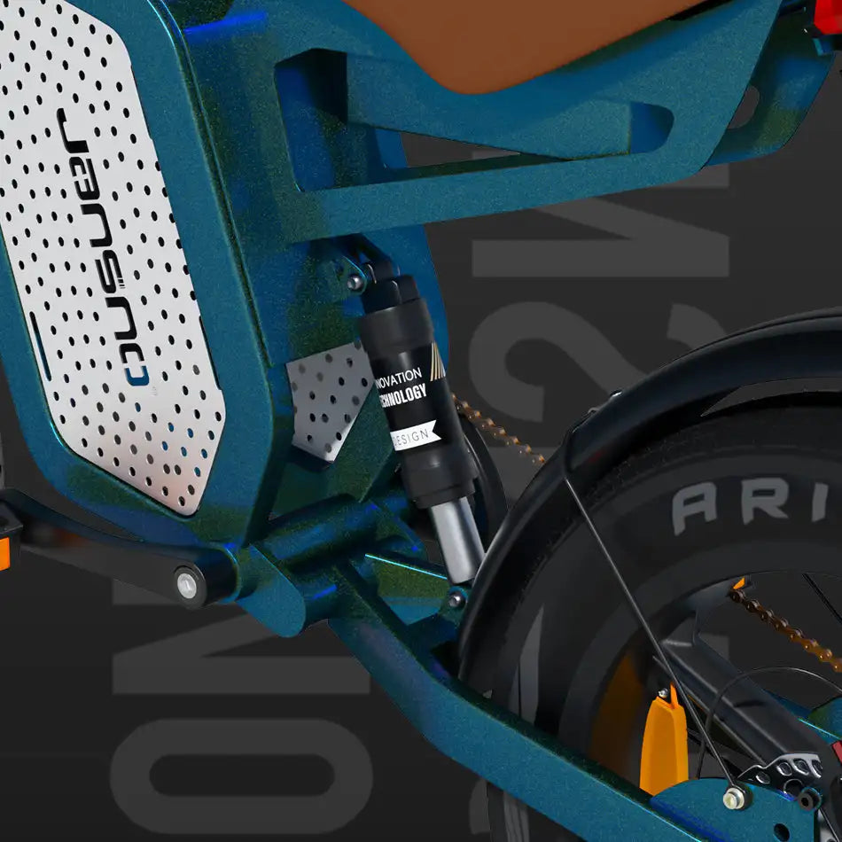 JANSNO X60 Fat Tire Electric Bike Dual Motor 48V Battery