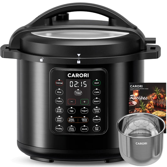 Carori 1200W 12-In-1 Electric Pressure Cooker All-In-One