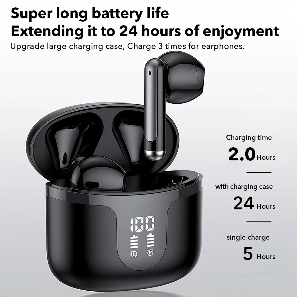MPOW S47 True Wireless Earphones Bluetooth 5.3 35H Playback