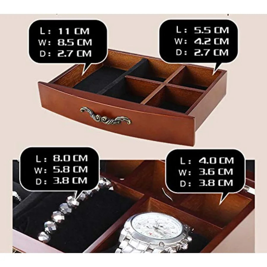 MDNGC Jewellery Box Storage Organizer For Earrings And Bracelets