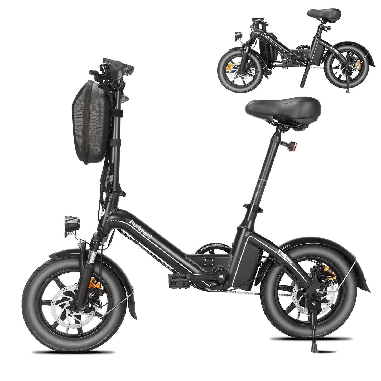 Bodywel T16PRO Folding 14 Inch Electric Bicycle 250W 36V CE Certified