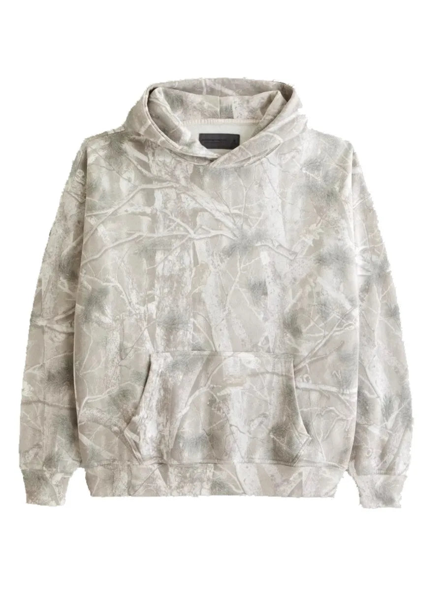 CN Fujian Maple Camouflage Hoodie With Leaf Branch Pattern