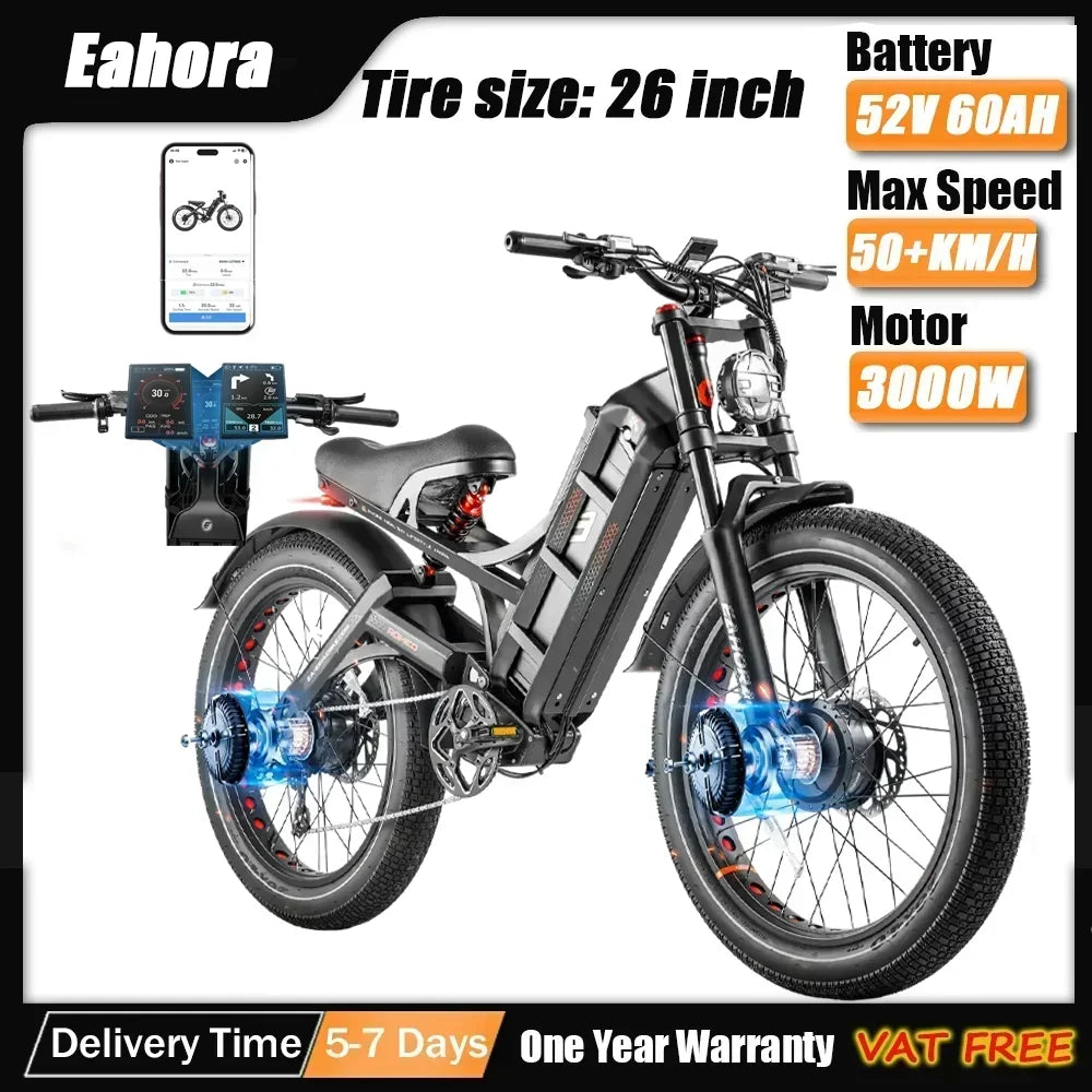 Romeo P2 3000W Dual Motor Electric Bicycle
