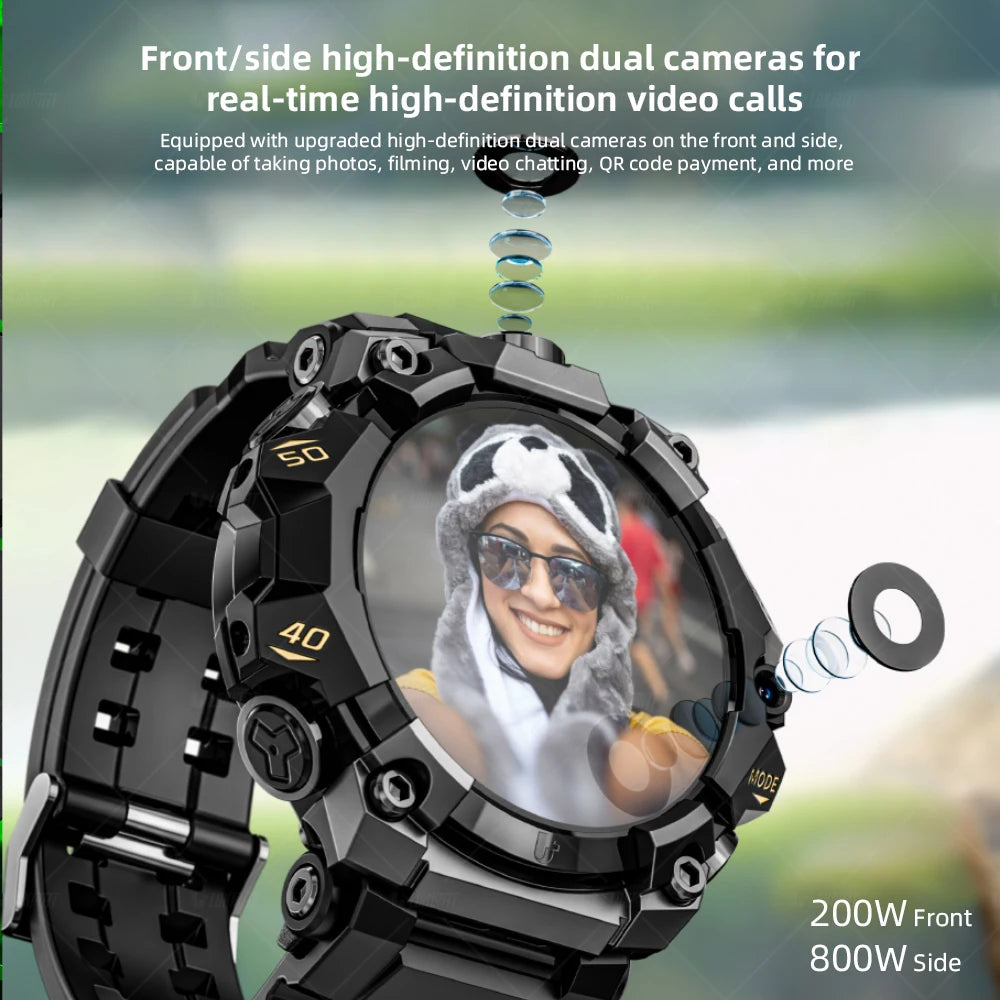 LOKMAT APPLLP 2 Pro Rugged Smartwatch with Dual Camera 4G