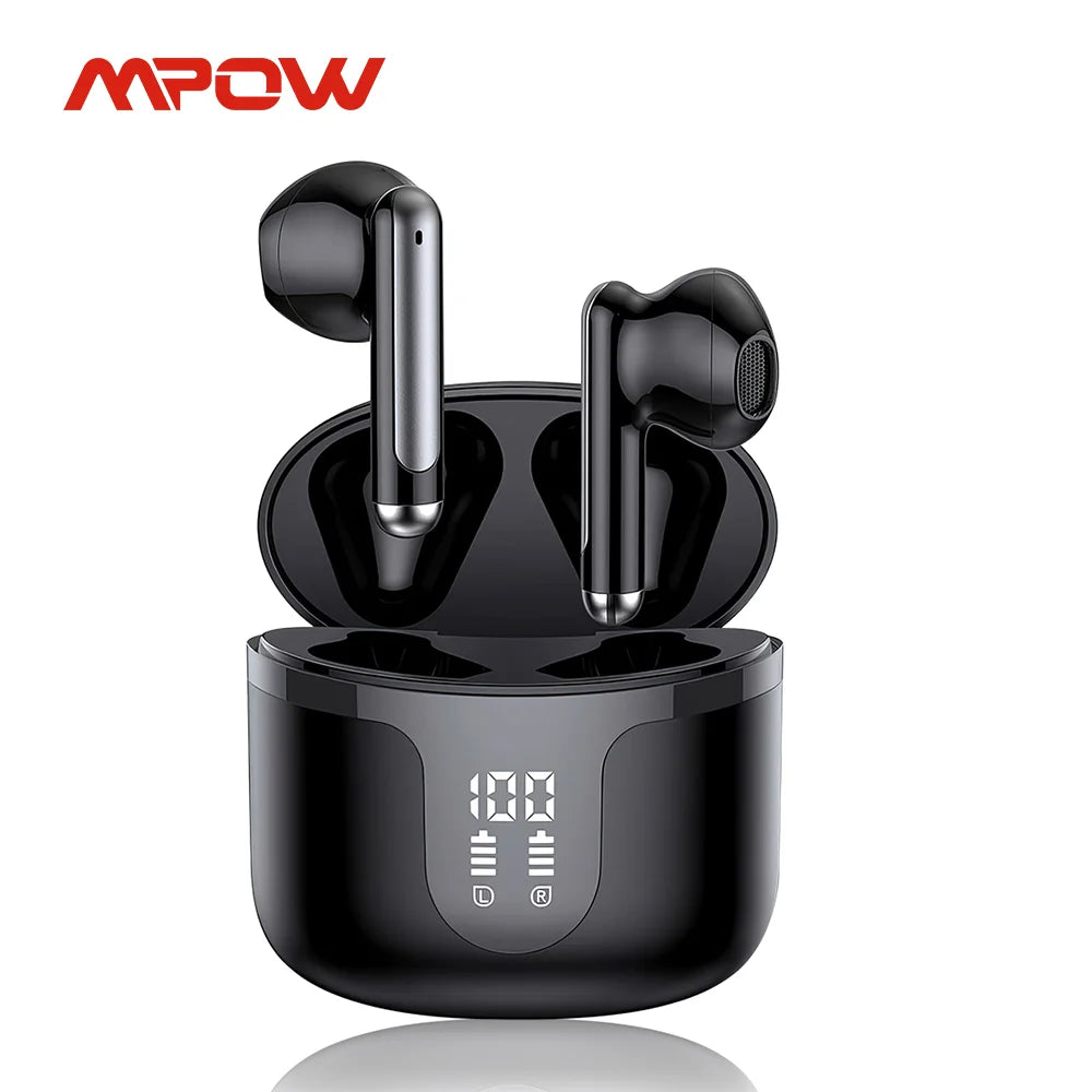 MPOW S47 True Wireless Earphones Bluetooth 5.3 35H Playback