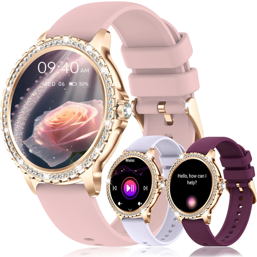 INNOFOVO Smartwatch for Women Touchscreen Fitness Tracker