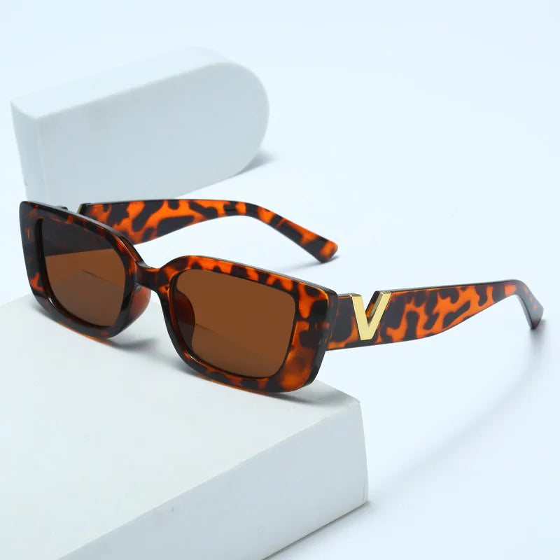 Small Frame V Shaped Sunglasses For Women UV400 Eyewear