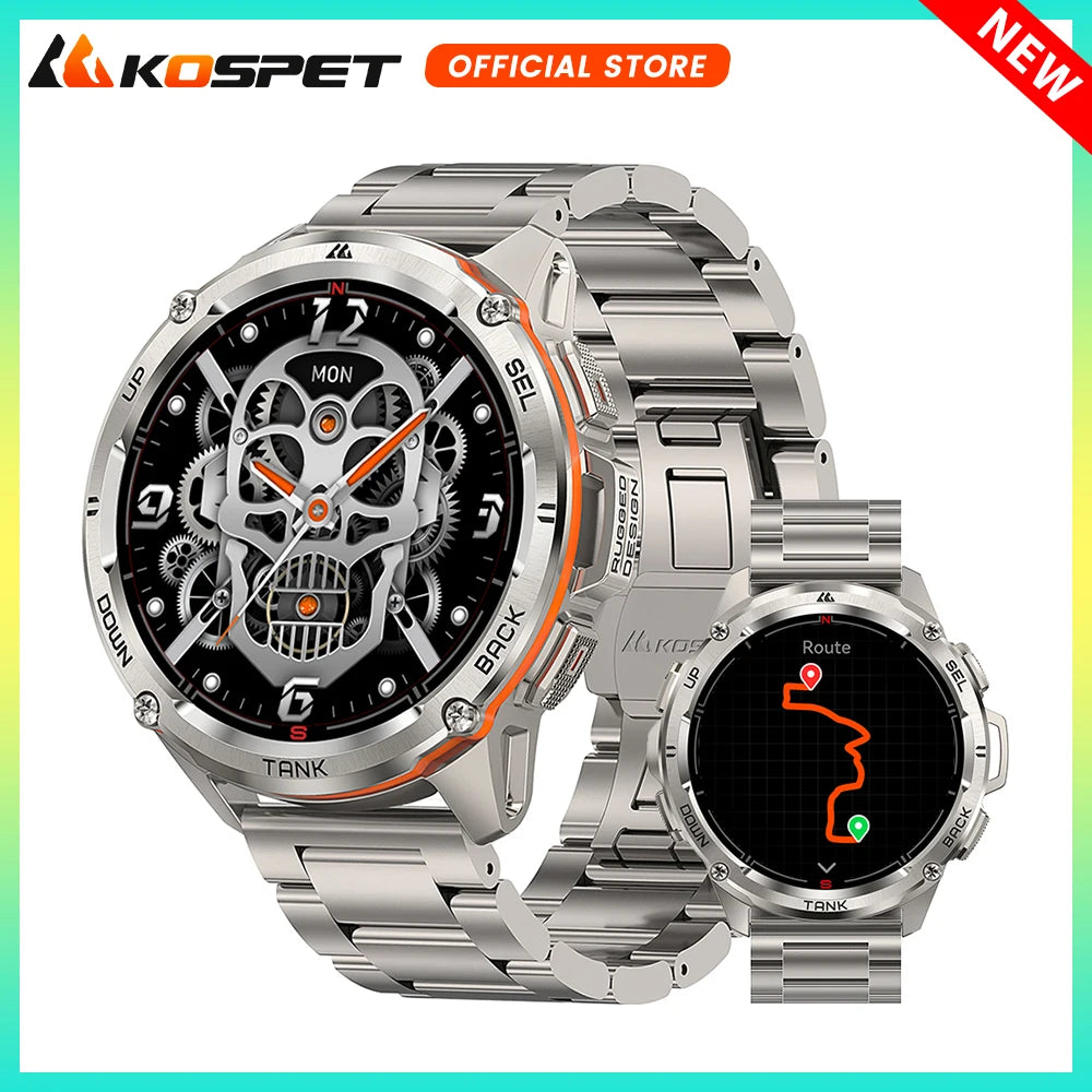 KOSPET Tank T3 Ultra GPS Smart Watch With Altimeter Barometer