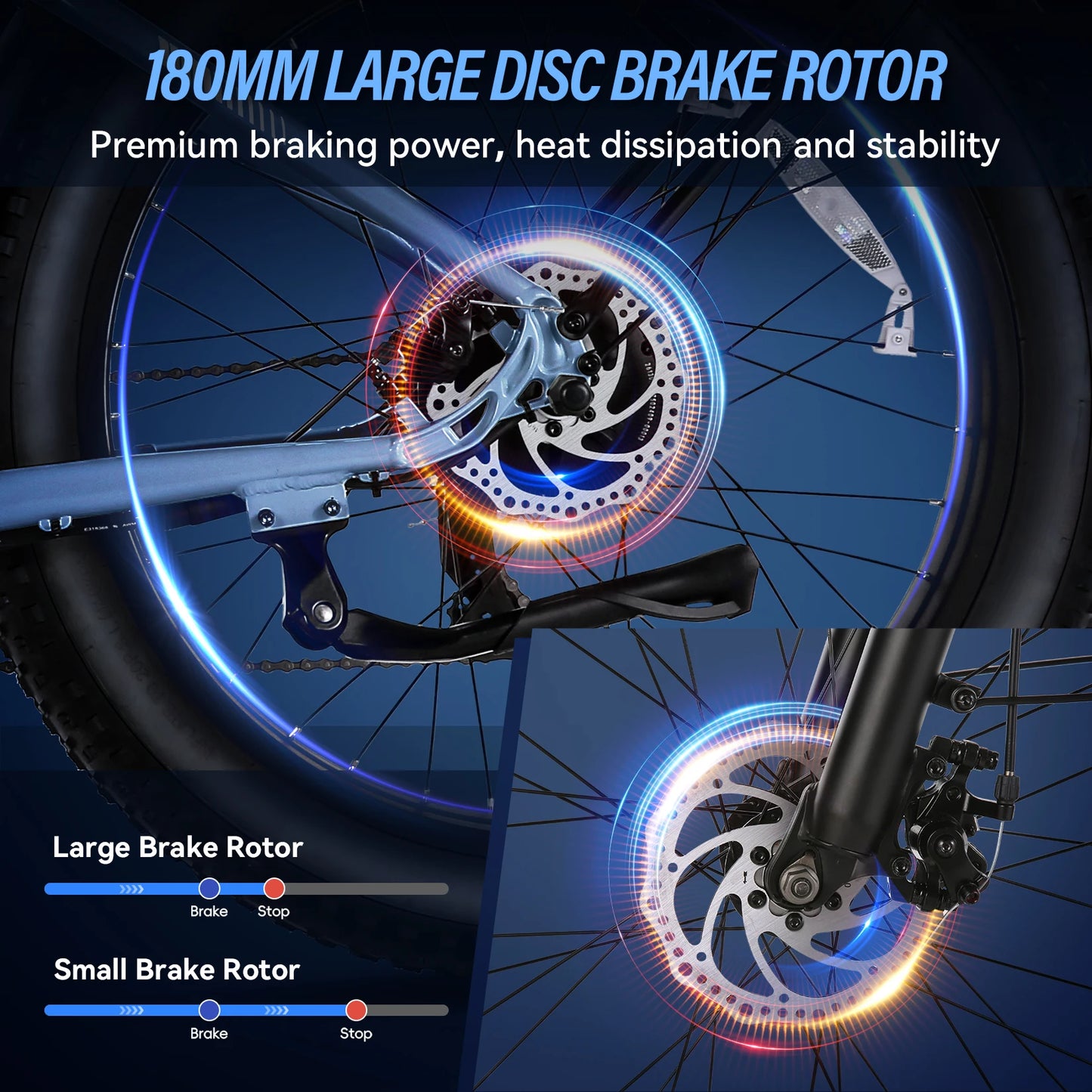 Fat Tire Electric Bike 26 Inch 1500W Motor 48V Battery