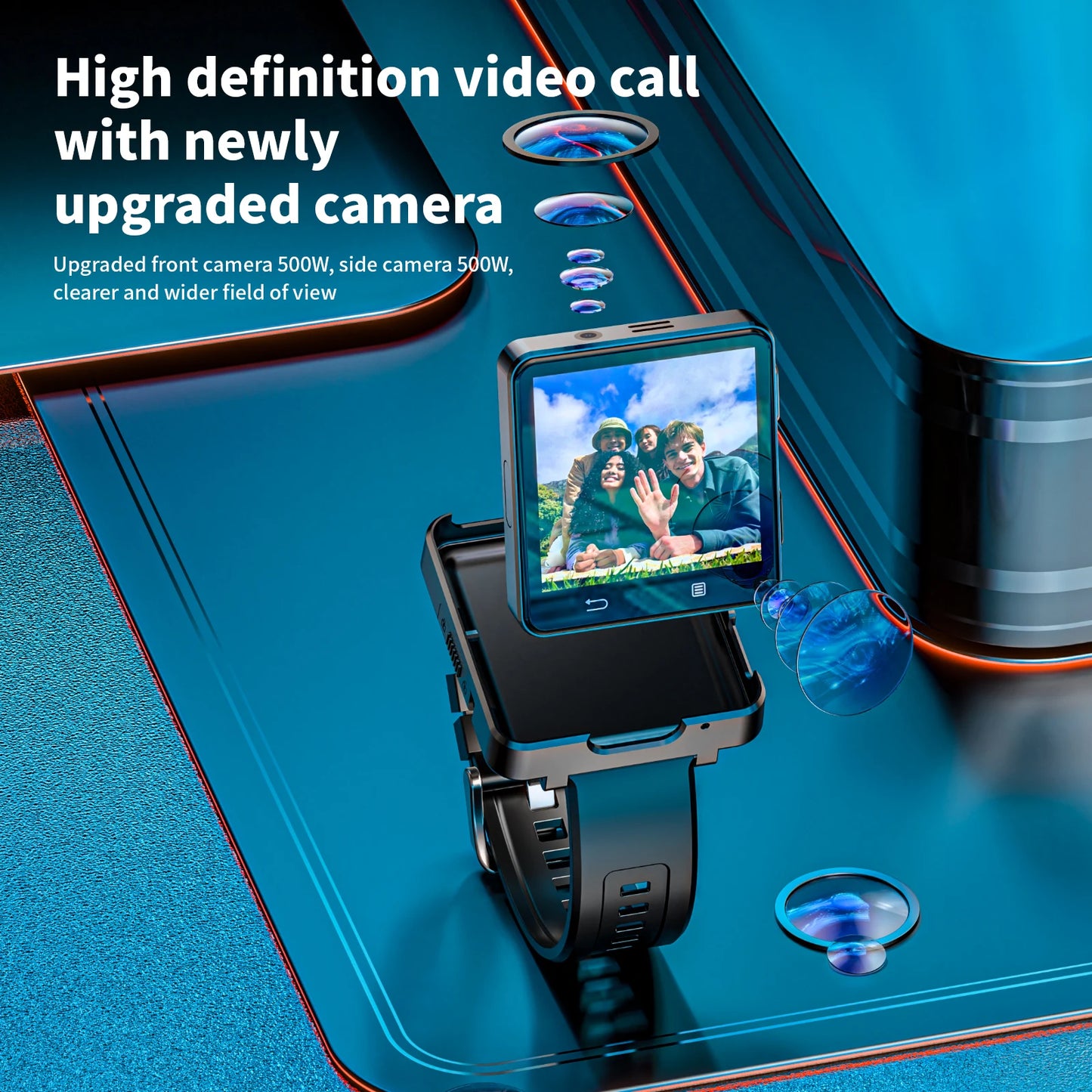 LOKMAT APPLLP 2 MAX Dual Camera Android 11 Smart Watch