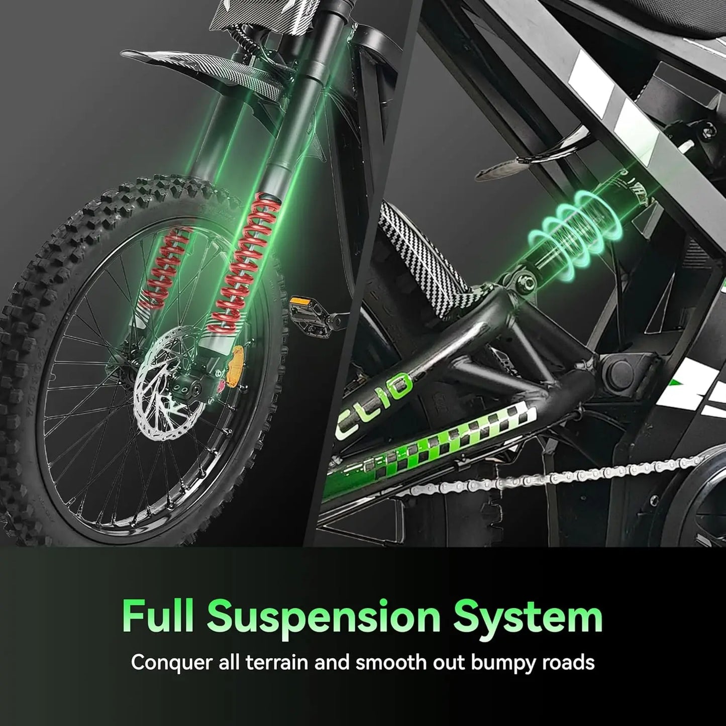 DDC SPORT Peak 4000W Electric Bike 40 MPH 70Miles Range