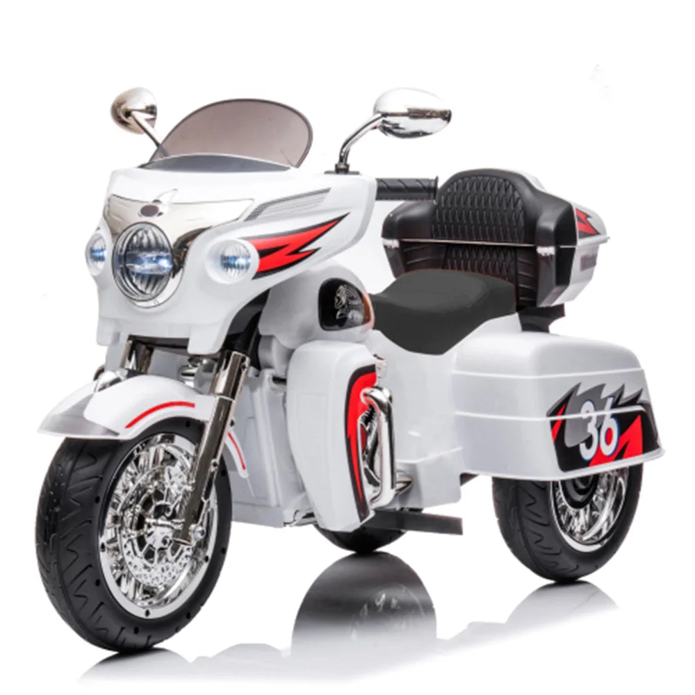 Kids Electric Ride On Motorcycle 12V Dual Seat For Kids