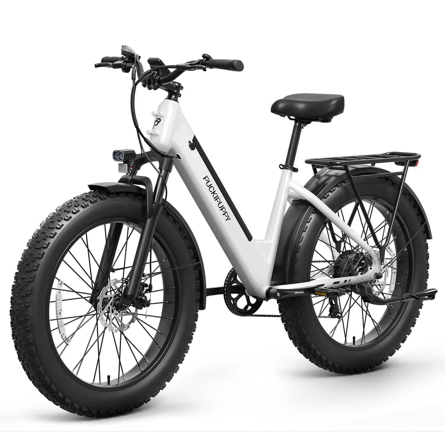 PUCKIPUPPY Samoyed All Terrain Fat Tire Electric Bike 960W
