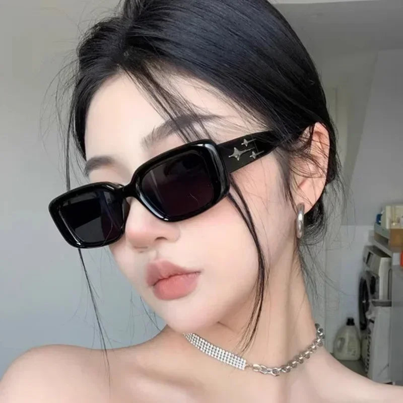 New Retro Y2K Style Small Square Sunglasses Women Cat Eye Sunglasses Fashion