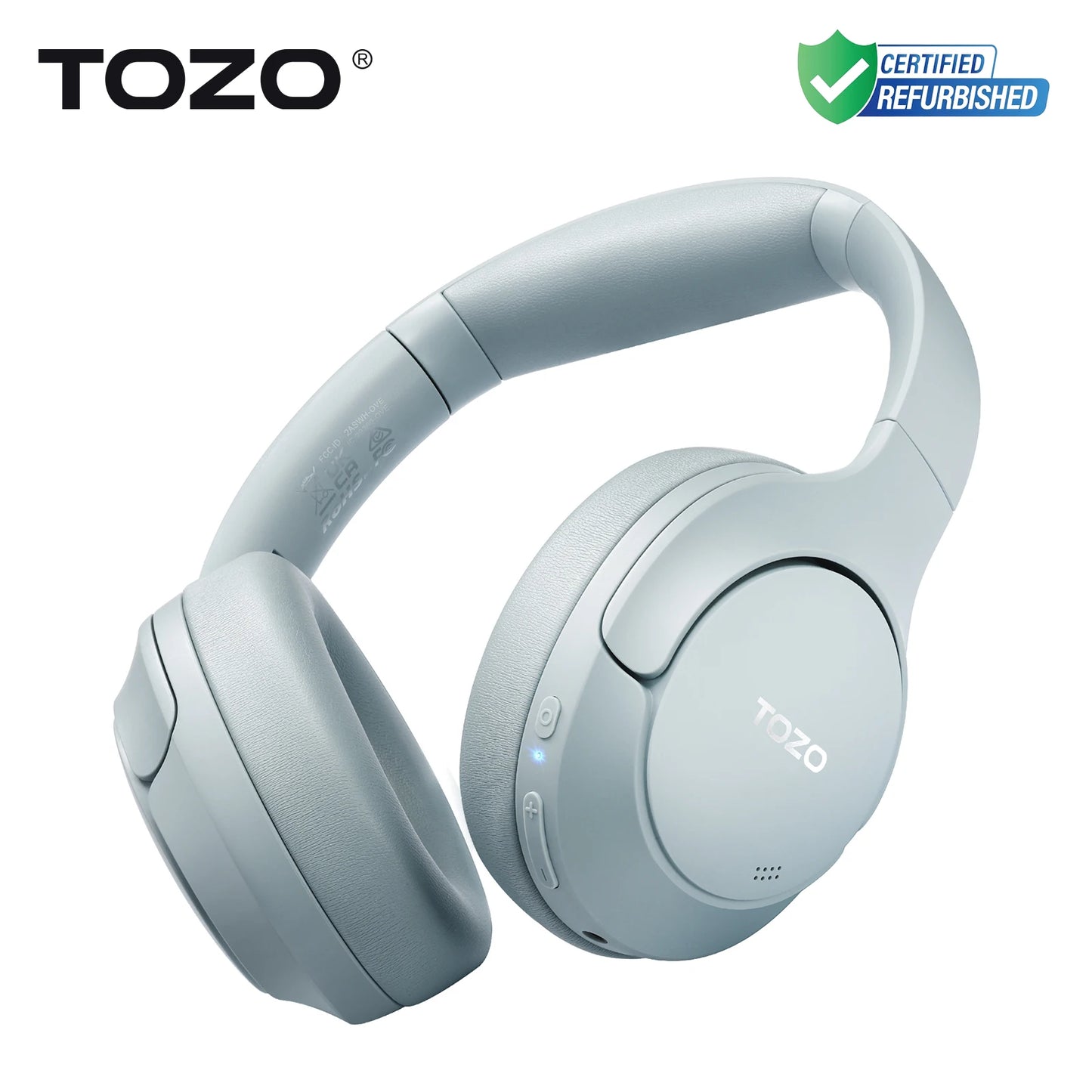 TOZO Refurbished HiRes Over Ear Headphones With Mic