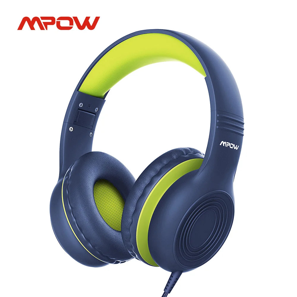 MPOW CH6 Wired Kids Headphones 85dB Limited Volume 3.5mm AUX