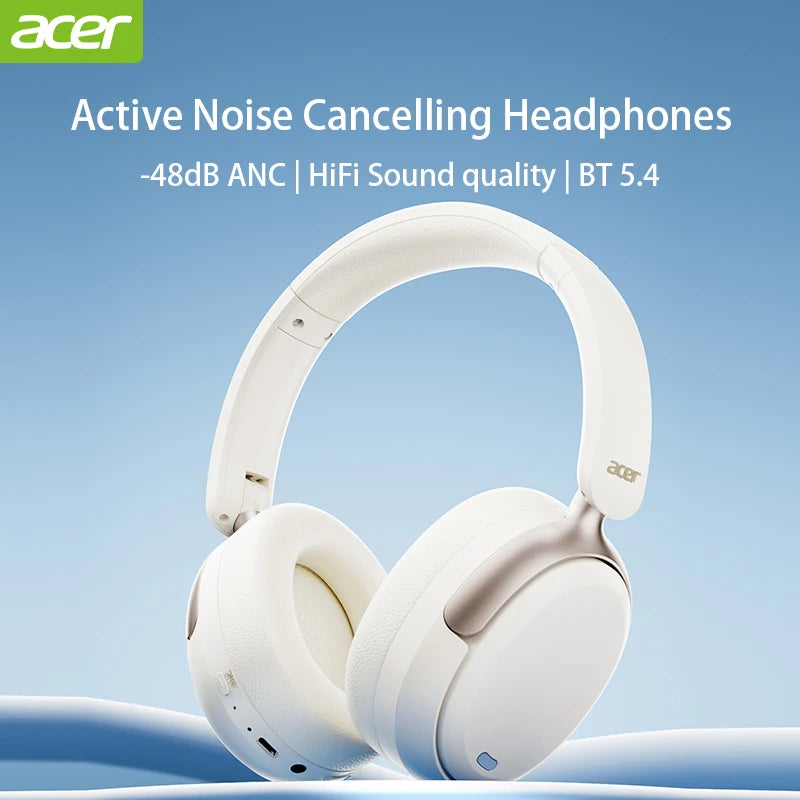 Acer OHR516 ANC Wireless Headphones With LDAC And 100H Playtime