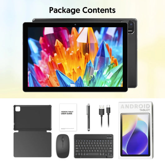 BAKEN Android 14 Tablet Quad-Core 6GB RAM 64GB ROM