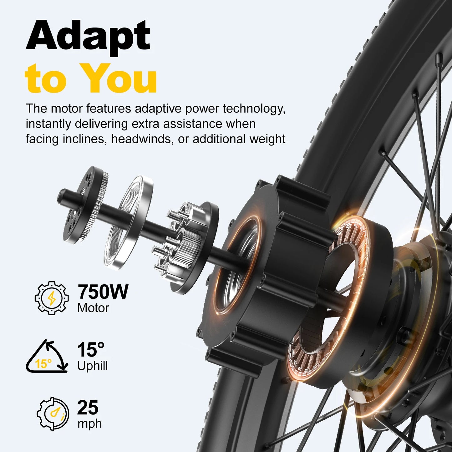 Max Speed Electric Bike 750W Peak Motor Step Through Adults 40 Mile Range 25 MPH Urban Commuter 21 Speed Dual Suspension