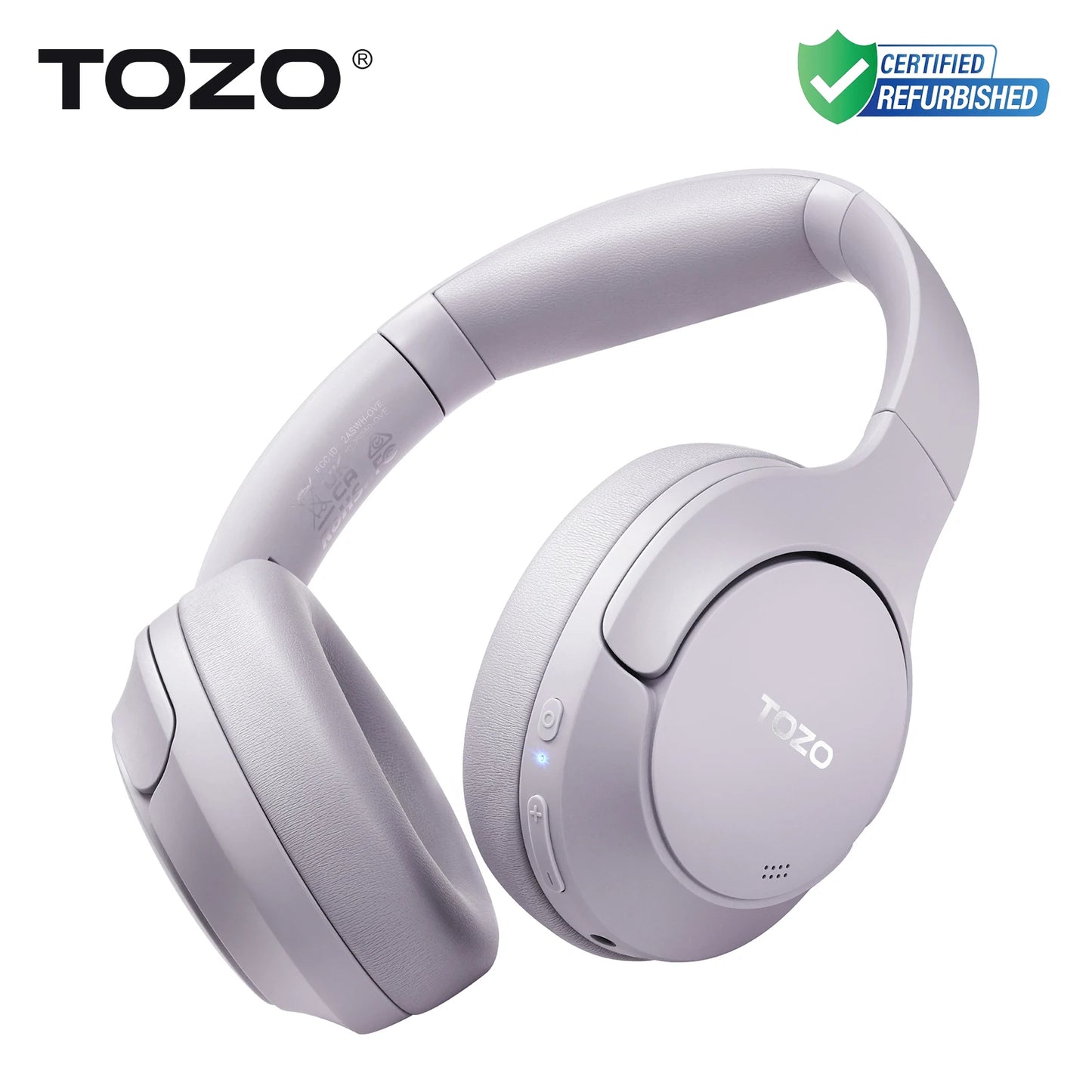 TOZO Refurbished HiRes Over Ear Headphones With Mic