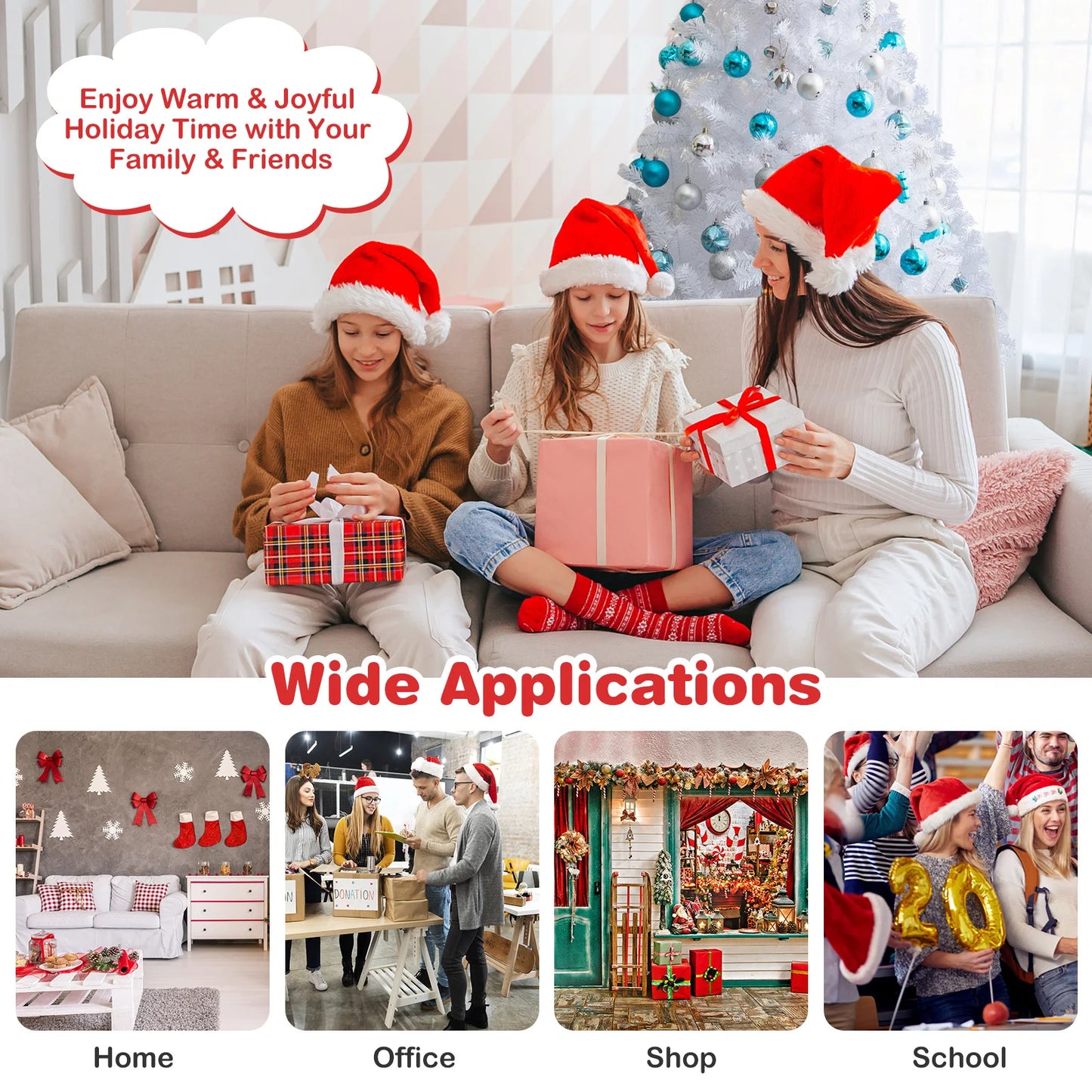 MULTIGO PVC Christmas Tree With Stand Indoor Outdoor