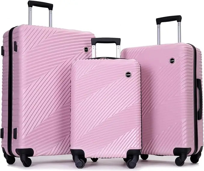 Tripcomp Hardshell Luggage Set 3-Piece Spinner Wheel