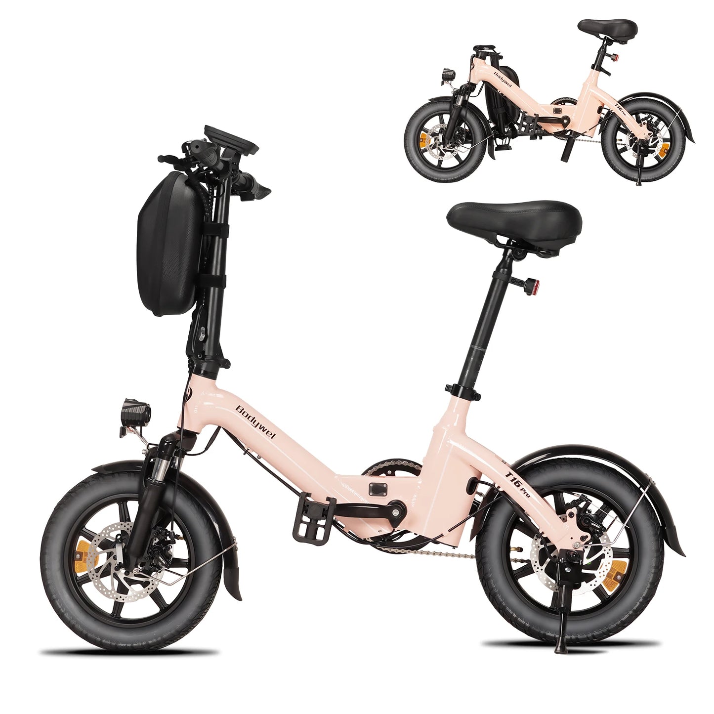 Bodywel T16PRO Folding 14 Inch Electric Bicycle 250W 36V CE Certified