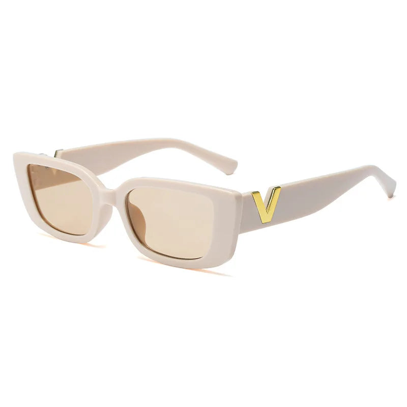 Small Frame V Shaped Sunglasses For Women UV400 Eyewear