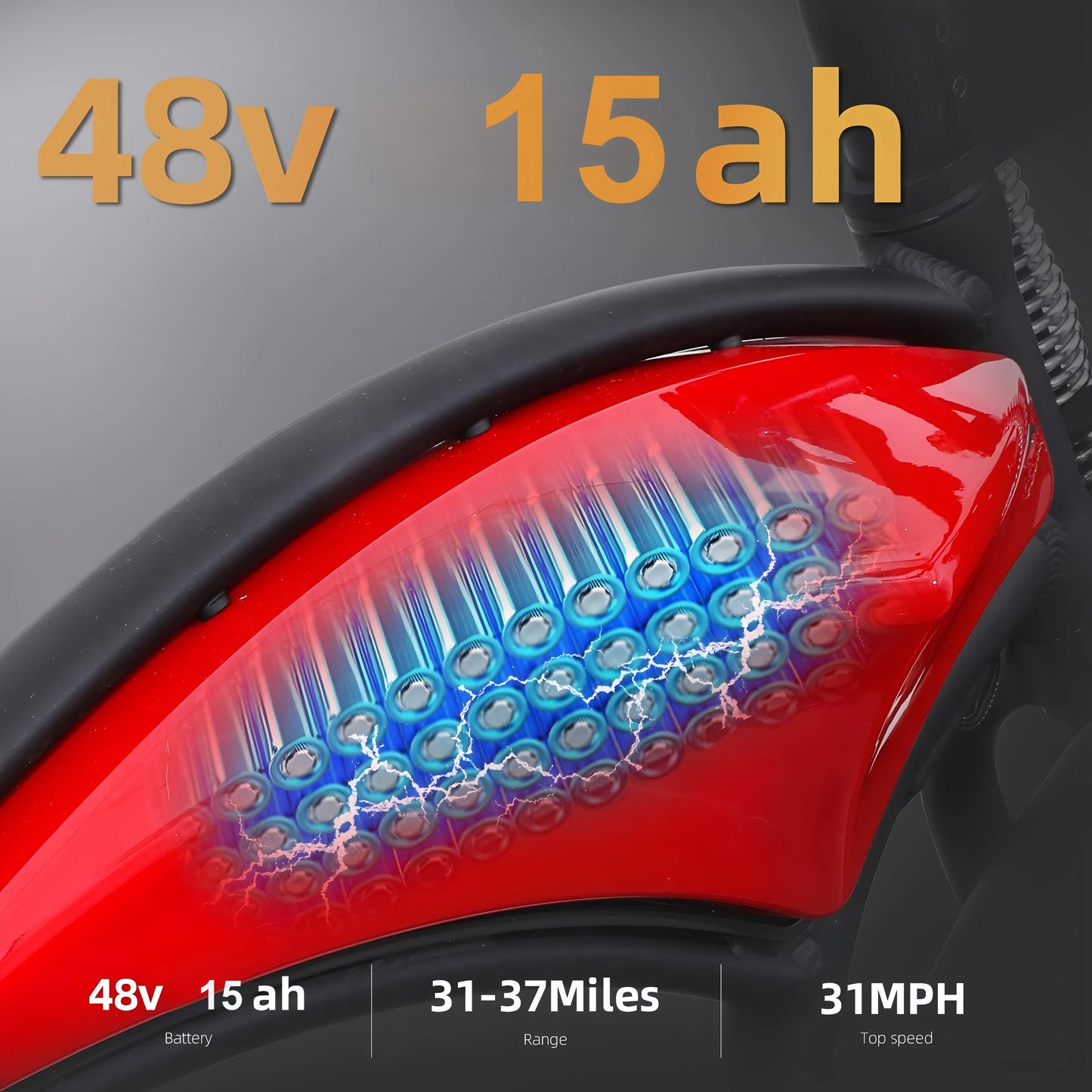 Xtion Electric Mountain Bike 750W Dual Suspension Fat Tire