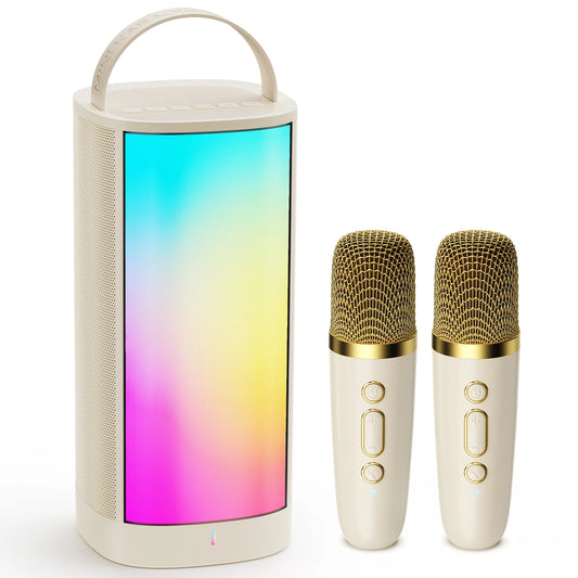 FanFun Bluetooth Karaoke Speaker With 2 Wireless Mics
