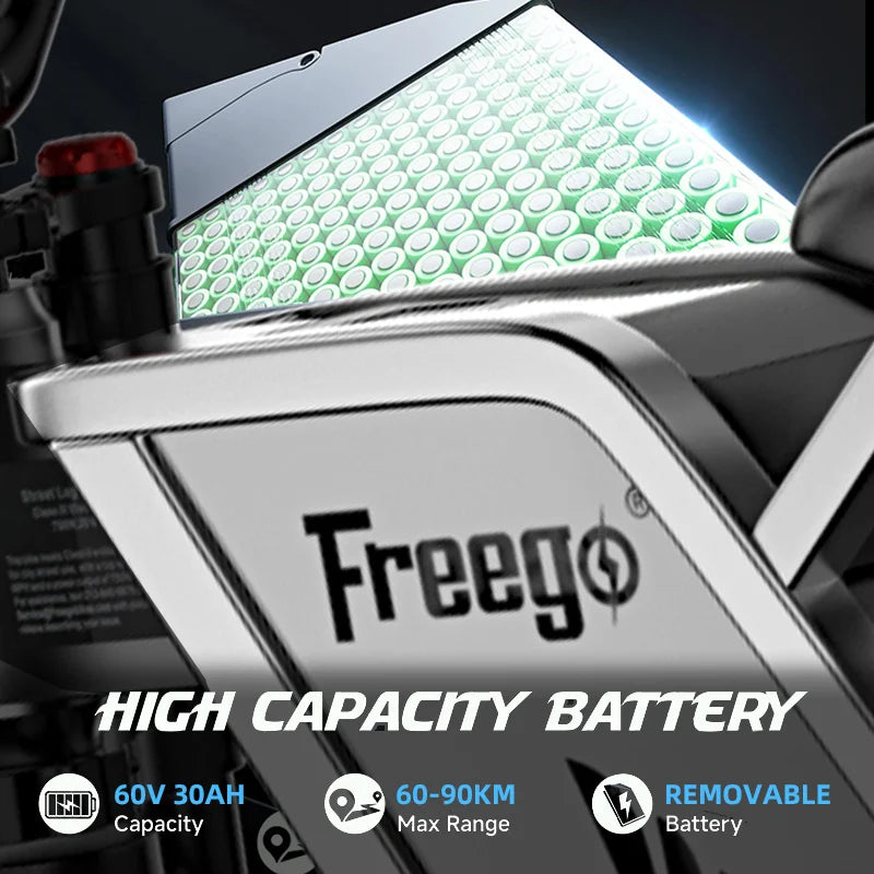 Freego X2 Pro Electric Motorcycle 6000W Off Road Ebike