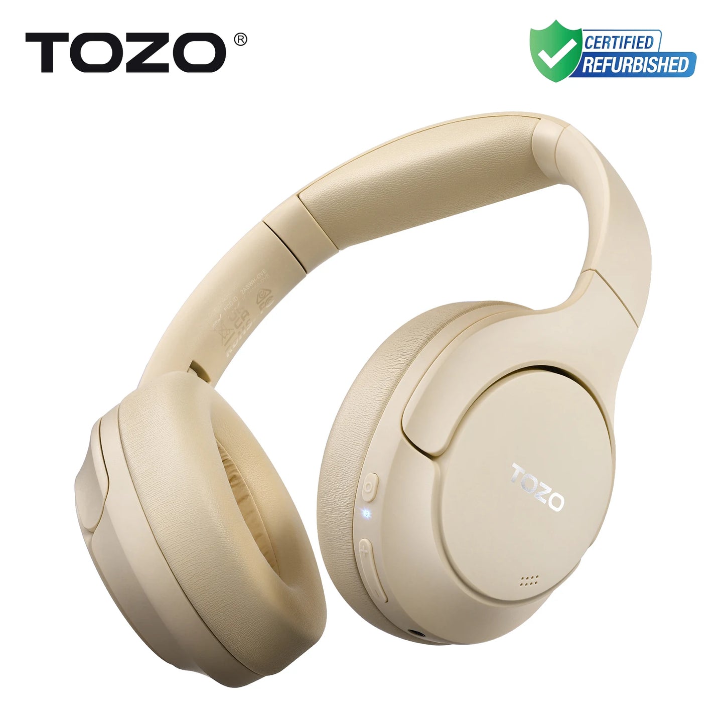 TOZO Refurbished HiRes Over Ear Headphones With Mic