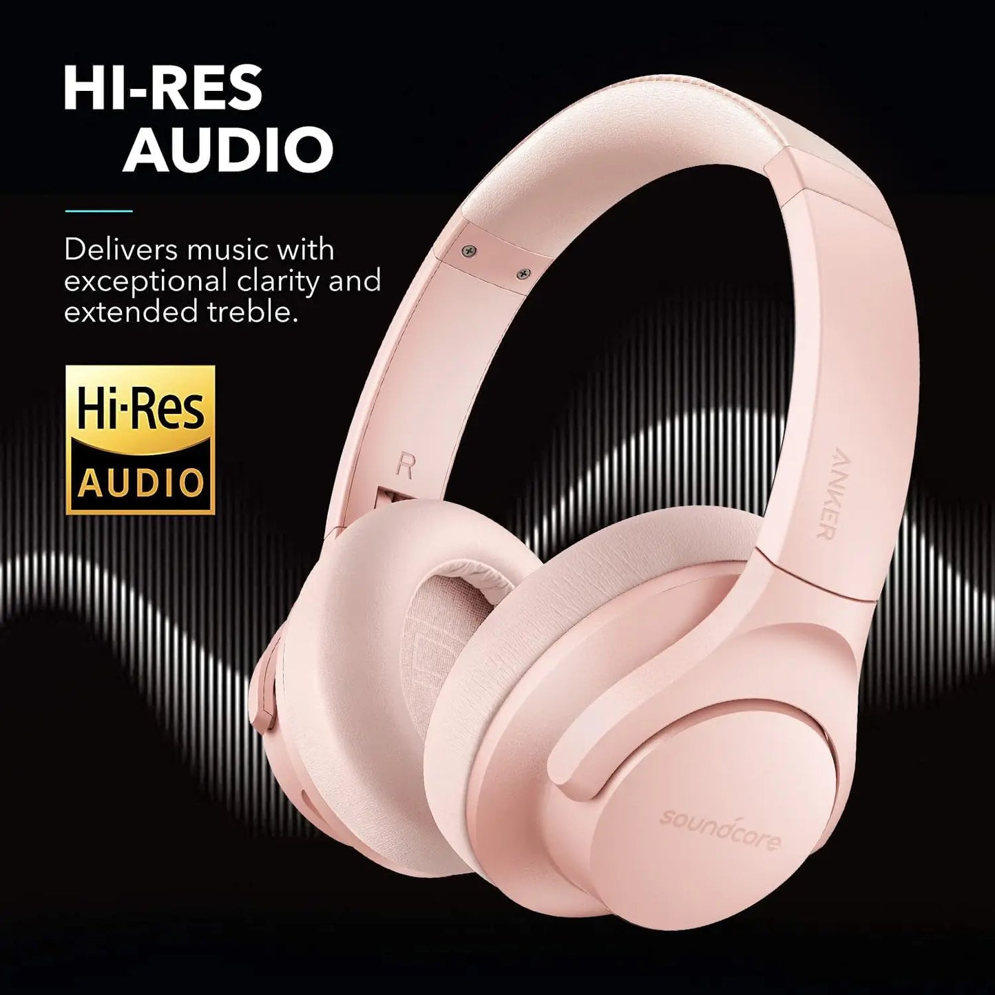 SoundCore Life Q20 Hybrid Active Noise Cancelling Wireless Headphones