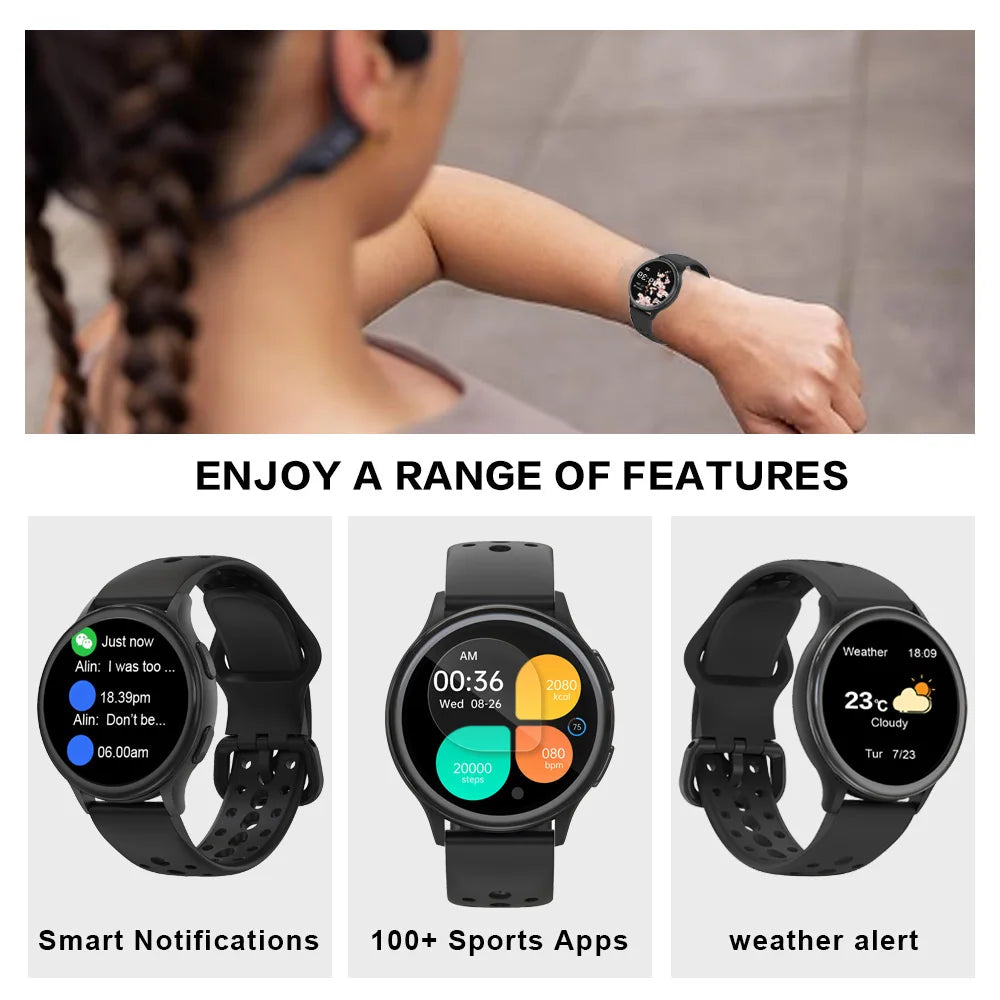 Anyloop Smartwatch For Women Fitness Tracker iPhone Android