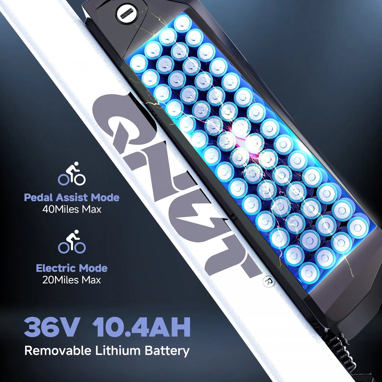 Electric Mountain Bike 1000W Peak Motor for Adults