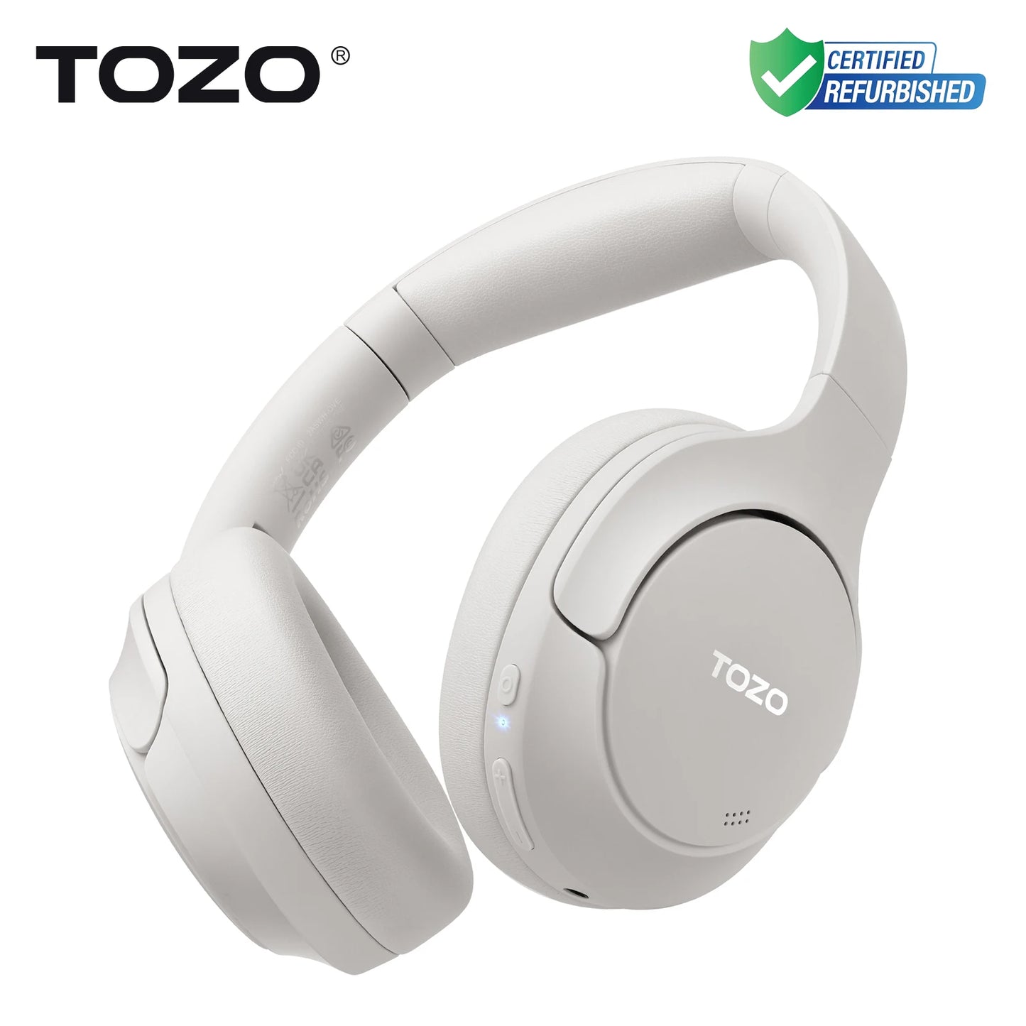 TOZO Refurbished HiRes Over Ear Headphones With Mic