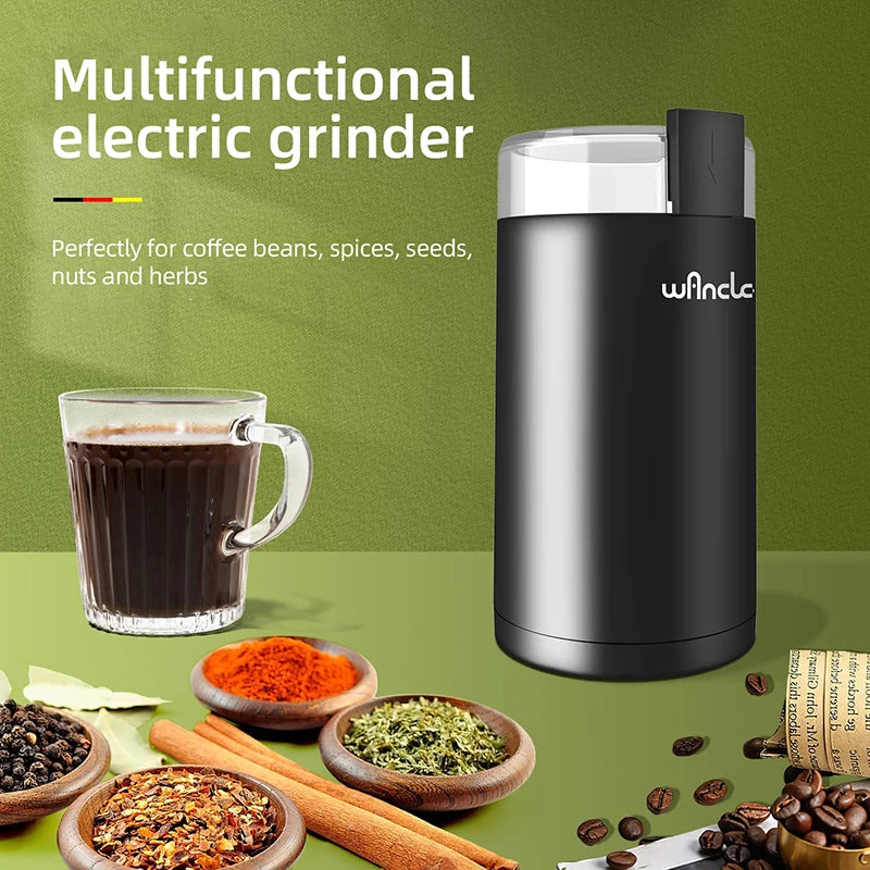 KIRAINAFLY 200W Coffee Grinder Multifunction Blade Machine