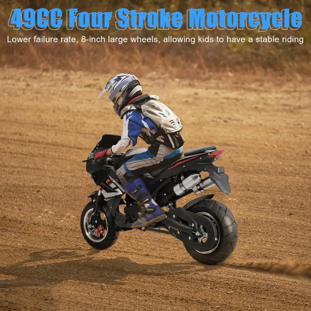 Mini 49cc 4 Stroke Pocket Rocket Motorcycle With Disc Brakes
