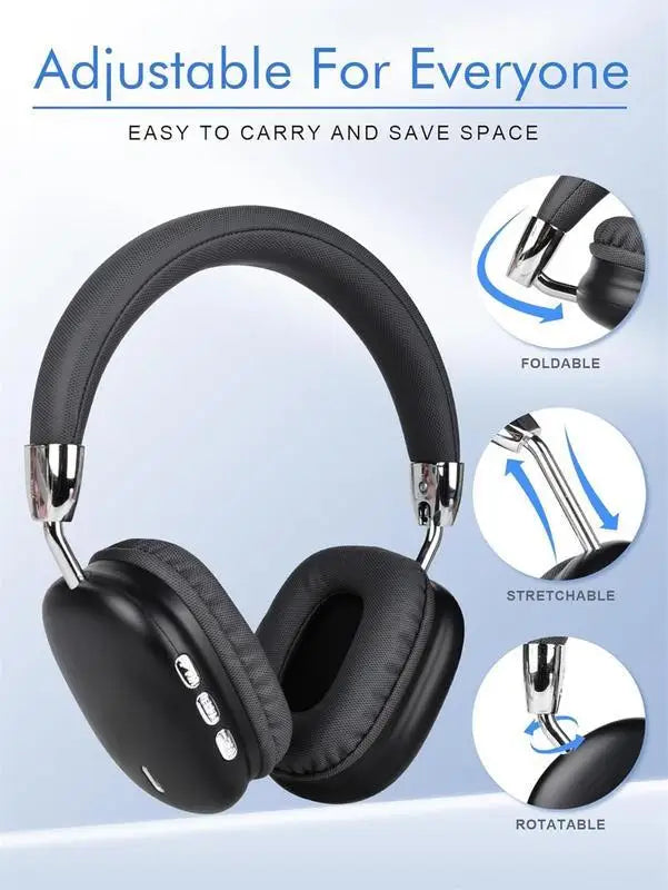 Wireless Bluetooth Headphones High Resolution Audio Foldable Earphones