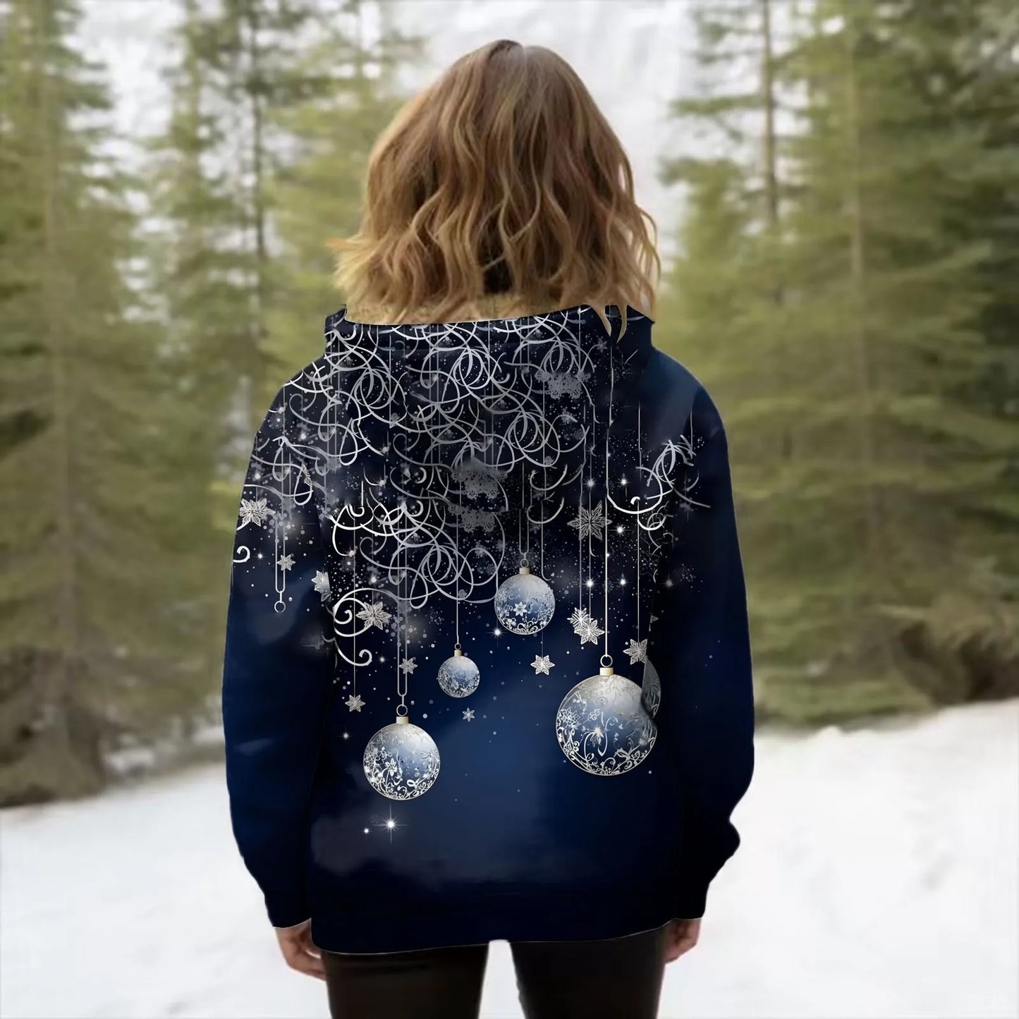 Cozy Hooded Plush Sweatshirt Women Winter Jacket Coat