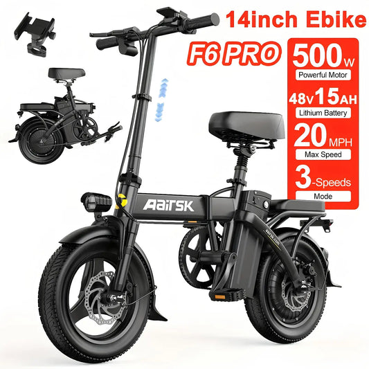 Aairsk GT300 Electric Mountain Ebike 540 Watt 36V Battery