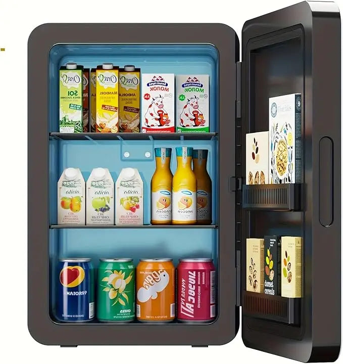 Iosn Mini Fridge Portable Cooler Warmer for Bedroom Desk