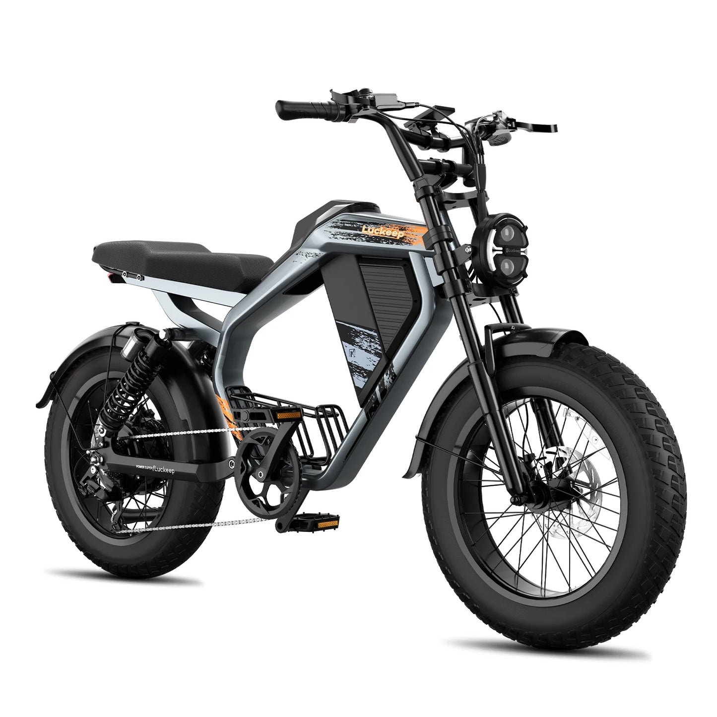 Luckeep M5 Electric Bike for Adults/Teen, 1500W Peak Motor, Max 32MPH,48V 15AH Battery, Max 60 Miles Electric Motorcycle
